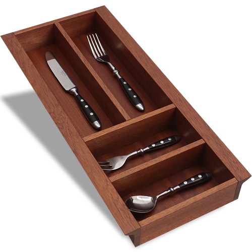 Besteckeinsatz für Markenküchen von ALNO bis ZEYKO. Hergestellt in eigener Schreinerei.