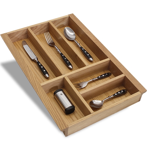 Besteckeinsatz für Markenküchen von ALNO bis ZEYKO. Hergestellt in eigener Schreinerei.