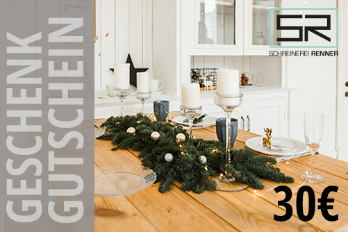 30,00 € | Geschenkgutschein (Wert: 30,00 €)